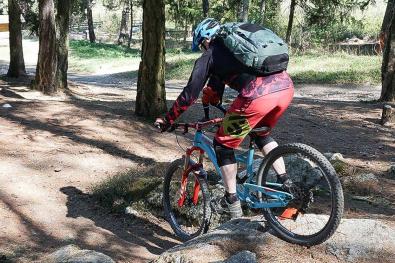 Allenamento per tecnica di guida MTB